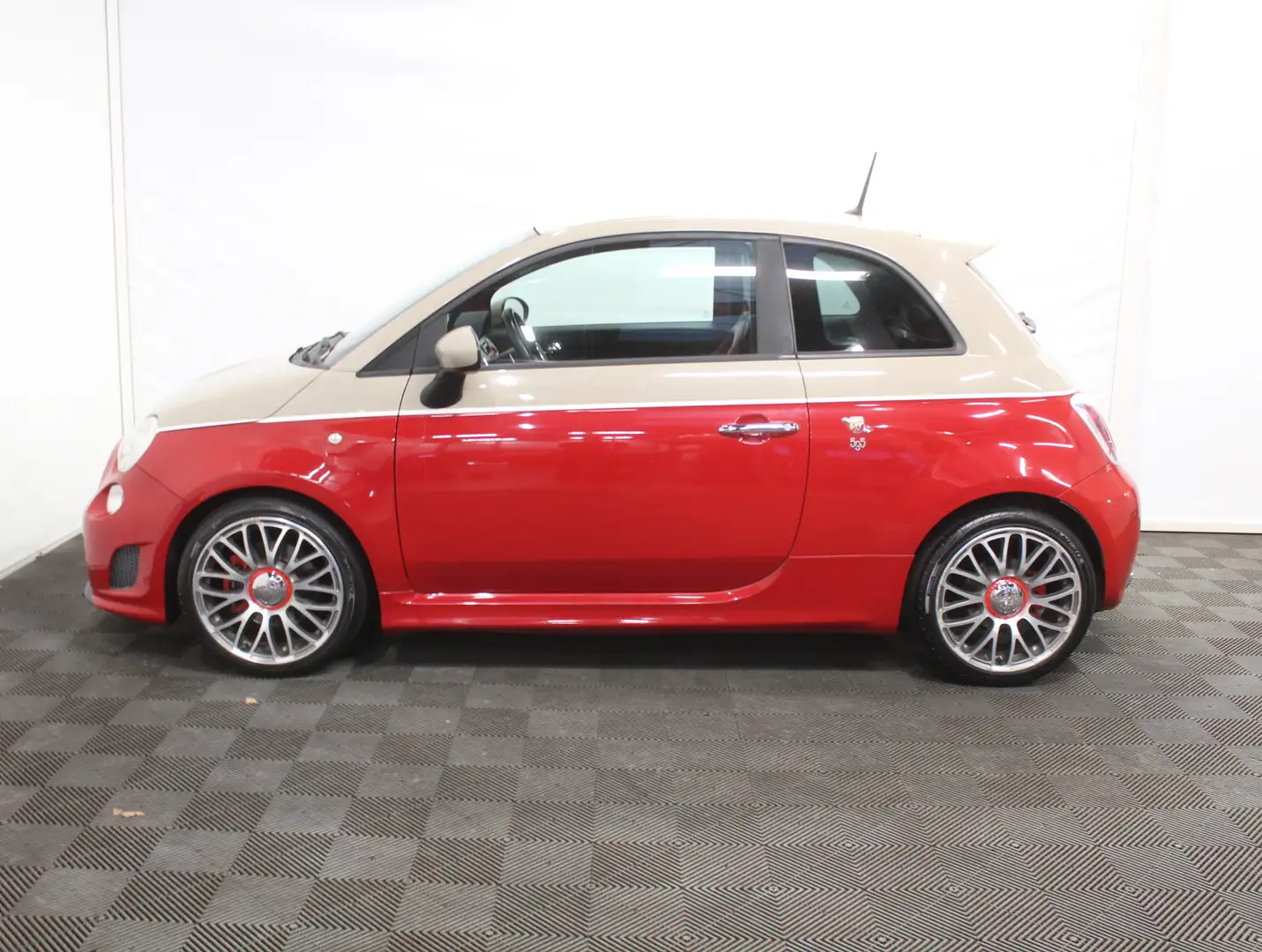 Fiat 500 Abarth 1.4 T-Jet Turismo LEDER | CLIMATE | PDCA | LMV17 | Rouge - 2