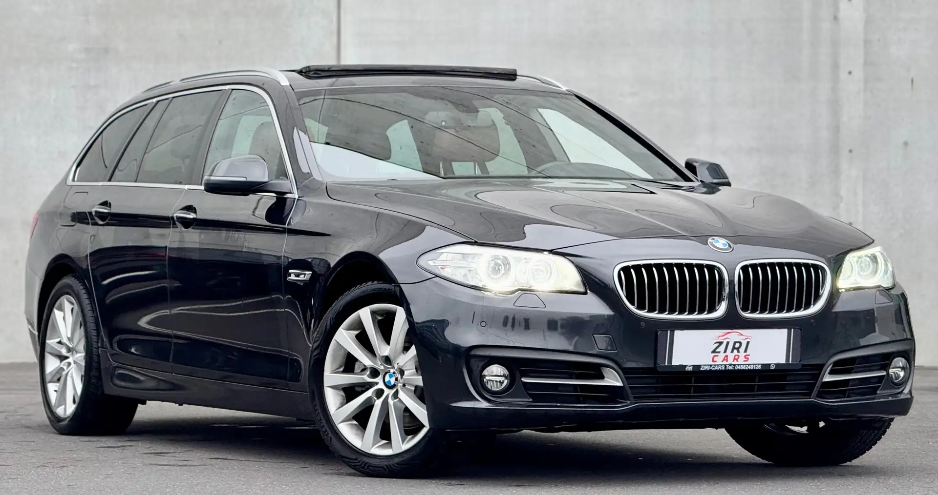 BMW 520 520d Touring Aut. - BTW WAGEN - panodak Zwart - 1