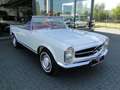 Mercedes-Benz 230 230 SL PAGODE W113 DEUTSCHES FAHRZEUG LEDER ROT Wit - thumbnail 14
