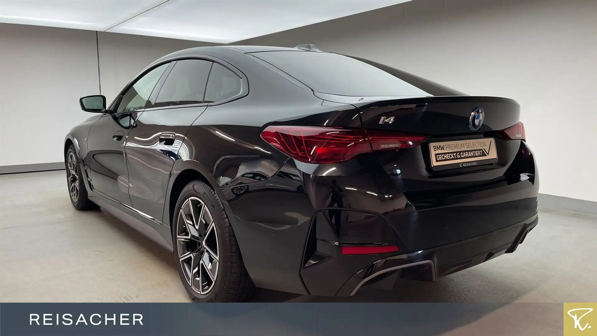 BMW i4 A eDrive40 Gran Coupé M-Sport,AHK,Autom Schwarz - 2