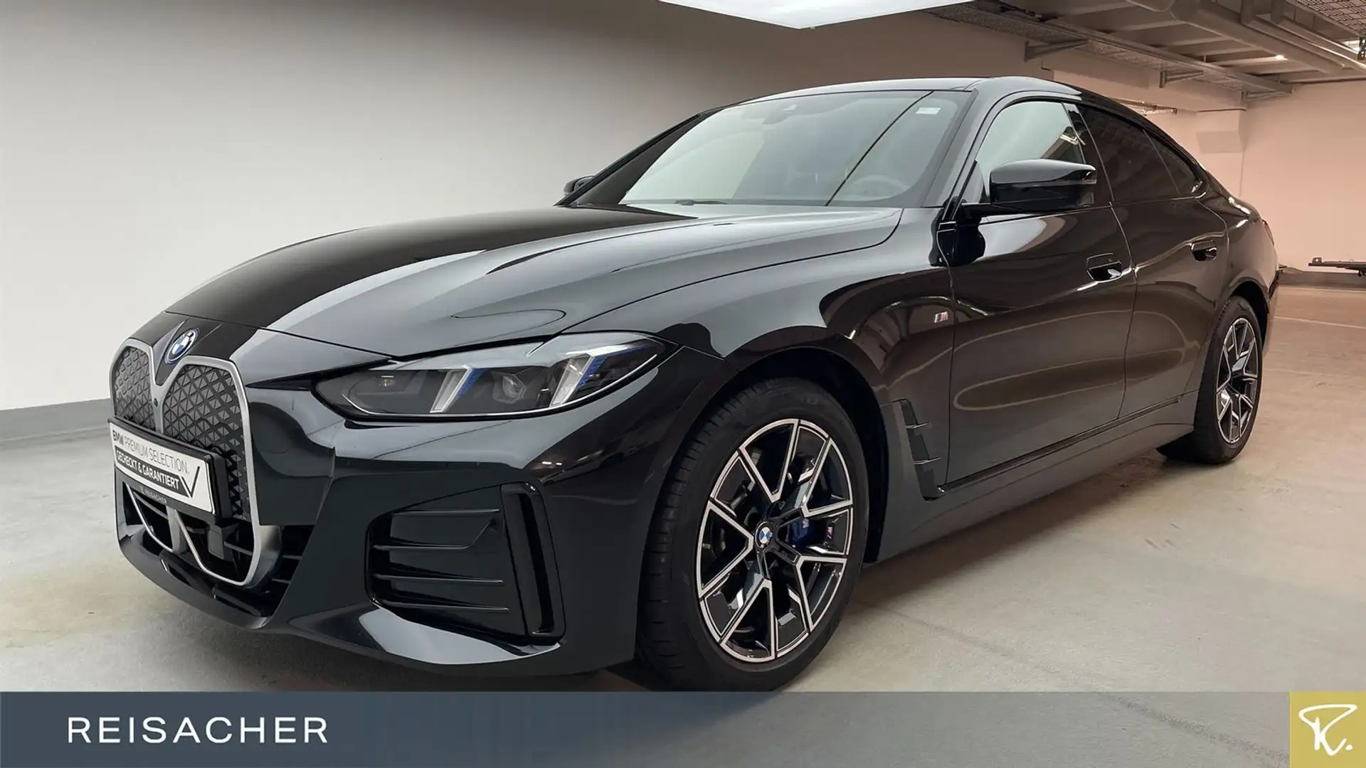 BMW i4 A eDrive40 Gran Coupé M-Sport,AHK,Autom Schwarz - 1