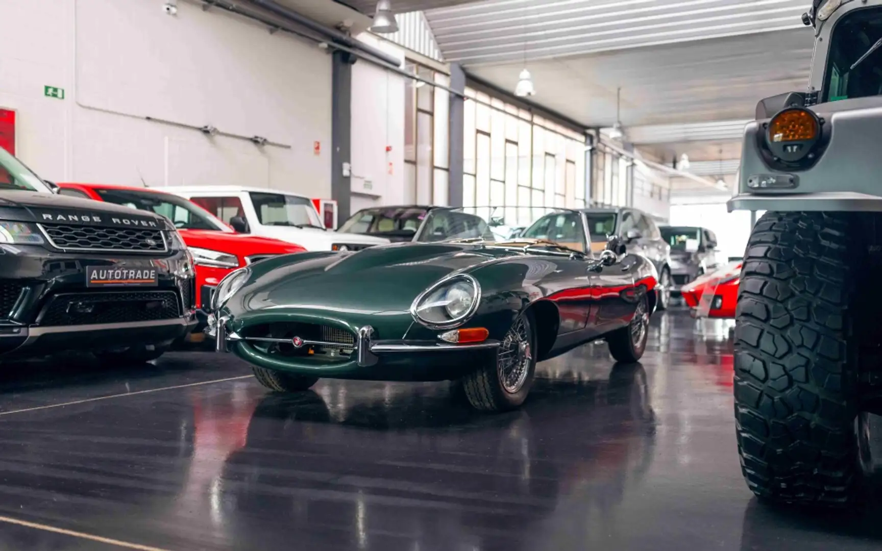 Jaguar E-Type 3.8 S1 Roadster Verde - 1
