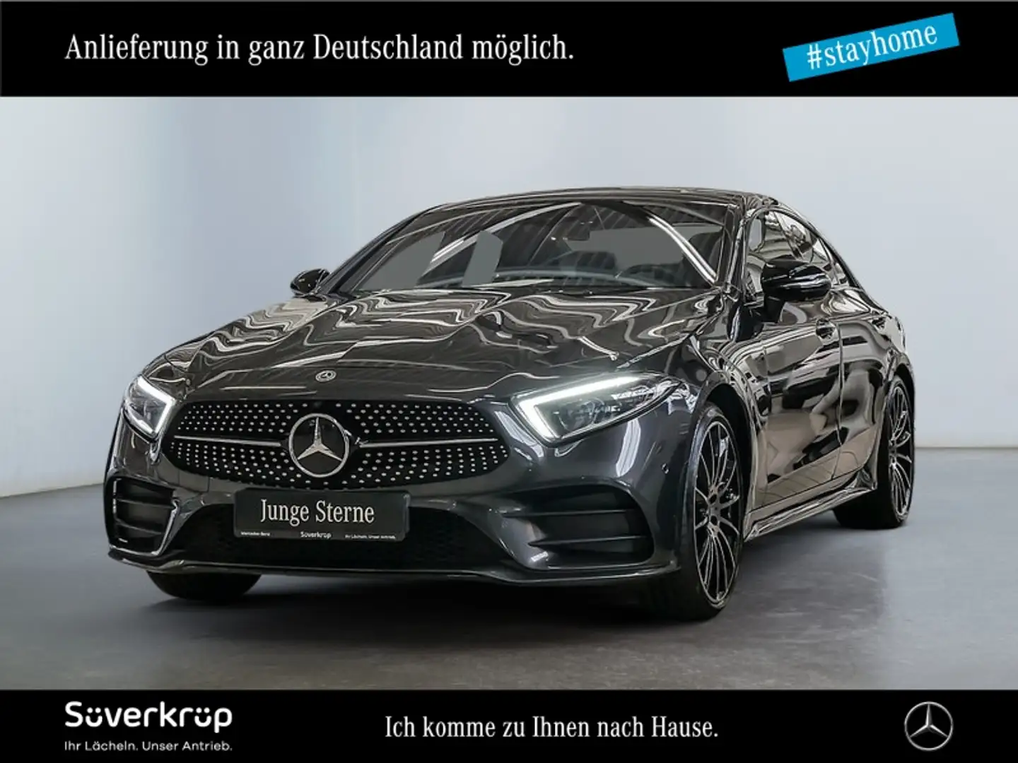 Mercedes-Benz CLS 300 d 4M AMG BURM NIGHT WIDE MEMO MULTI 360 Grau - 1