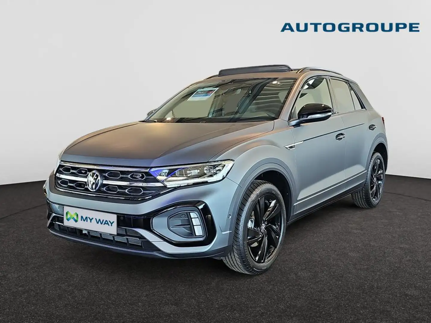 Volkswagen T-Roc T-Roc R-Line Business 1.0 TSI 85 kW (116 ch) 6 vit Gris - 1