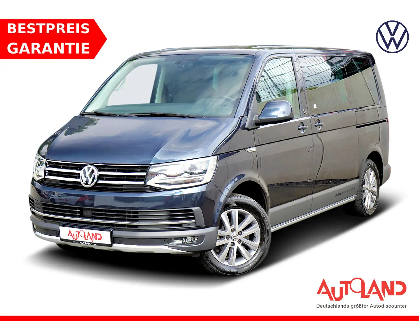 Volkswagen T6 Multivan T6 2.0 TDI Multivan PanAmericana LED Navi Kamera Blau - 1
