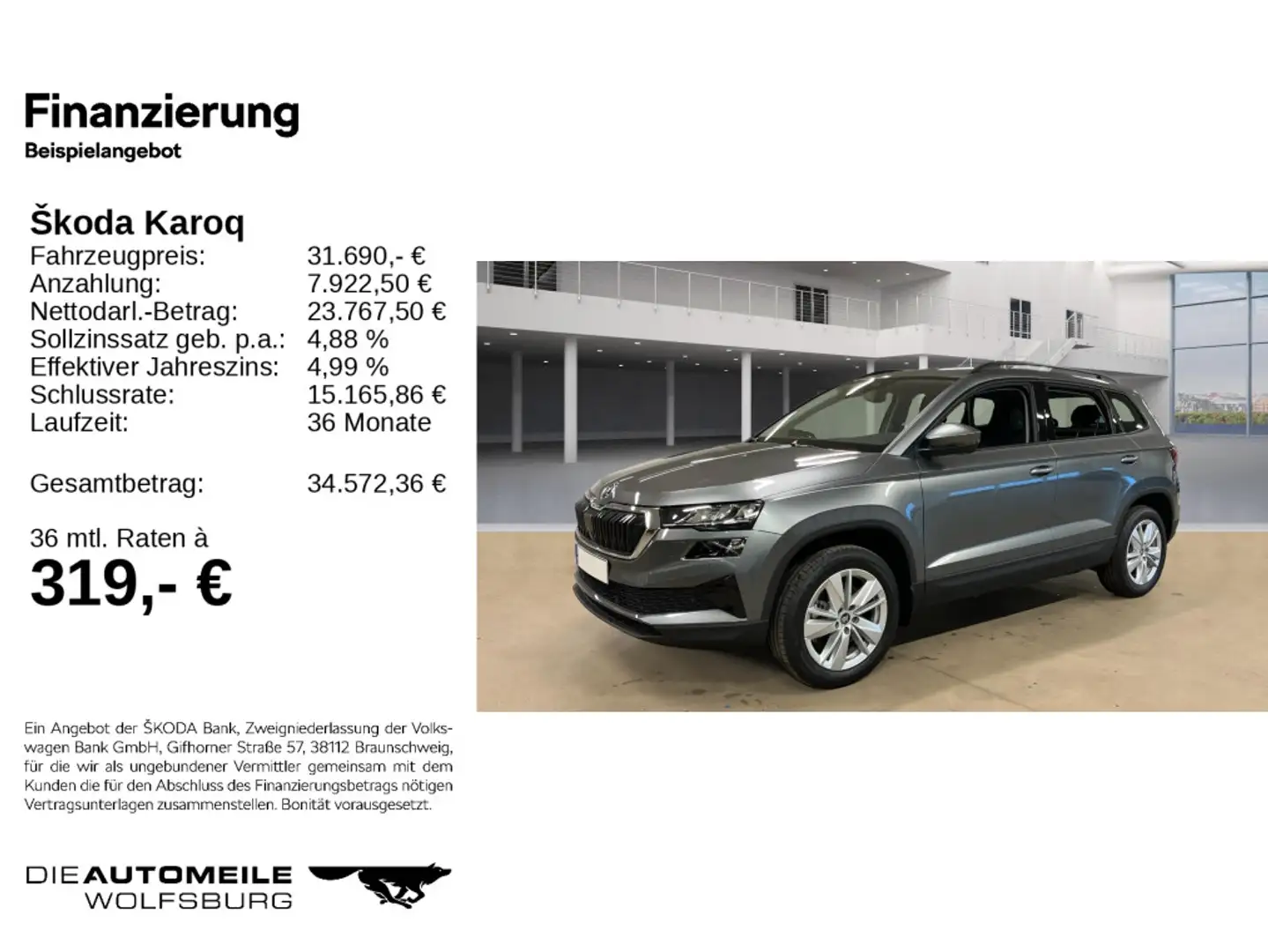 Skoda Karoq 1.5TSI DSG Selection 100 KM!! ACC/KAM/SITZ Gris - 2