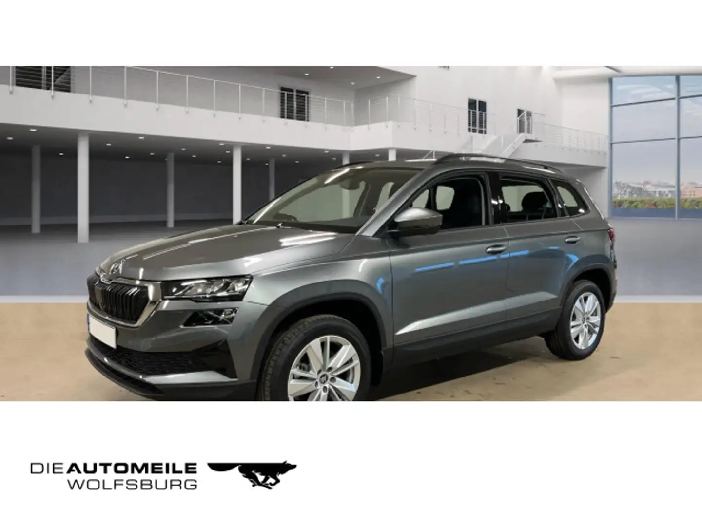 Skoda Karoq 1.5TSI DSG Selection 100 KM!! ACC/KAM/SITZ Grau - 1