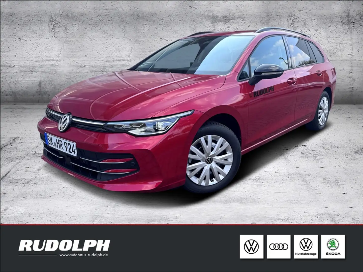Volkswagen Golf Variant VIII 2.0 TDI GOAL 7-Gang-DSG LED Navi BT SHZ Klima Rot - 1