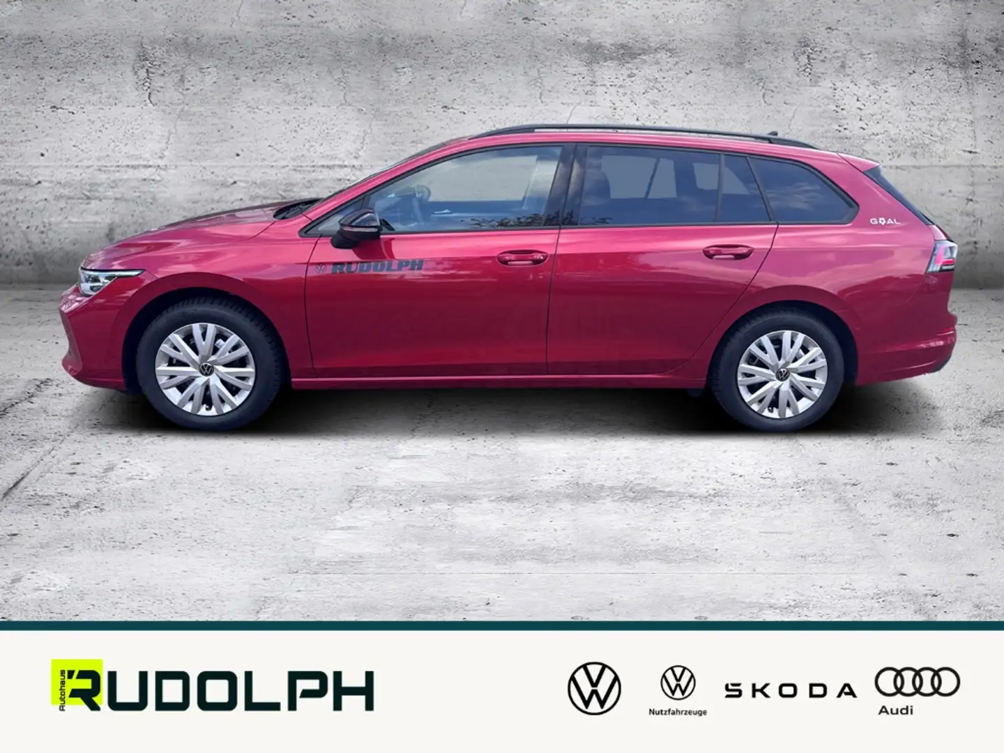 Volkswagen Golf Variant VIII 2.0 TDI GOAL 7-Gang-DSG LED Navi BT SHZ Klima Rot - 2