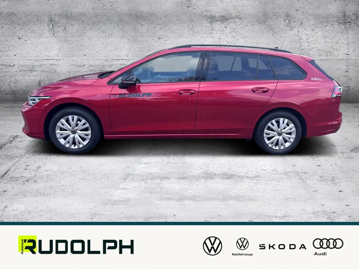 Volkswagen Golf Variant VIII Goal 2.0 TDI 7-Gang-DSG LED Navi BT SHZ Klima Rot - 2
