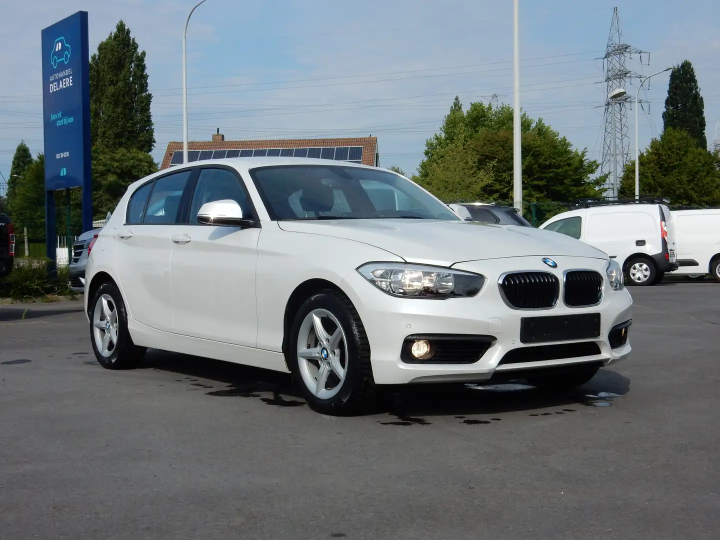 BMW 118 i Automaat leder 59000km 1ste eigenaar! Blanc - 2