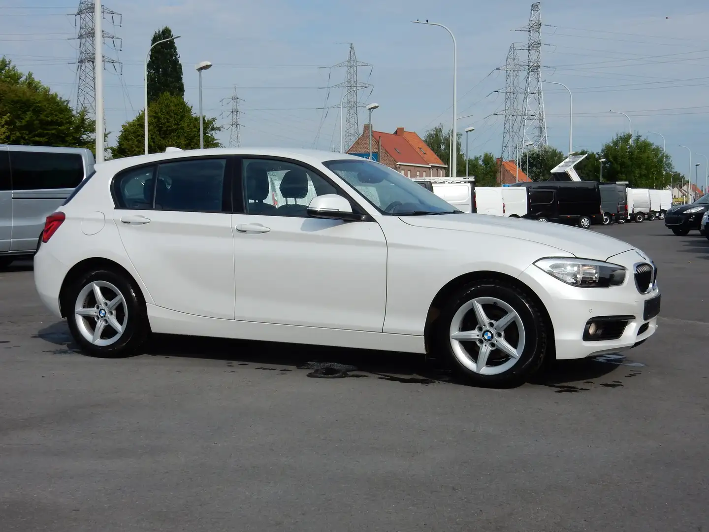 BMW 118 i Automaat leder 59000km 1ste eigenaar! Blanc - 1