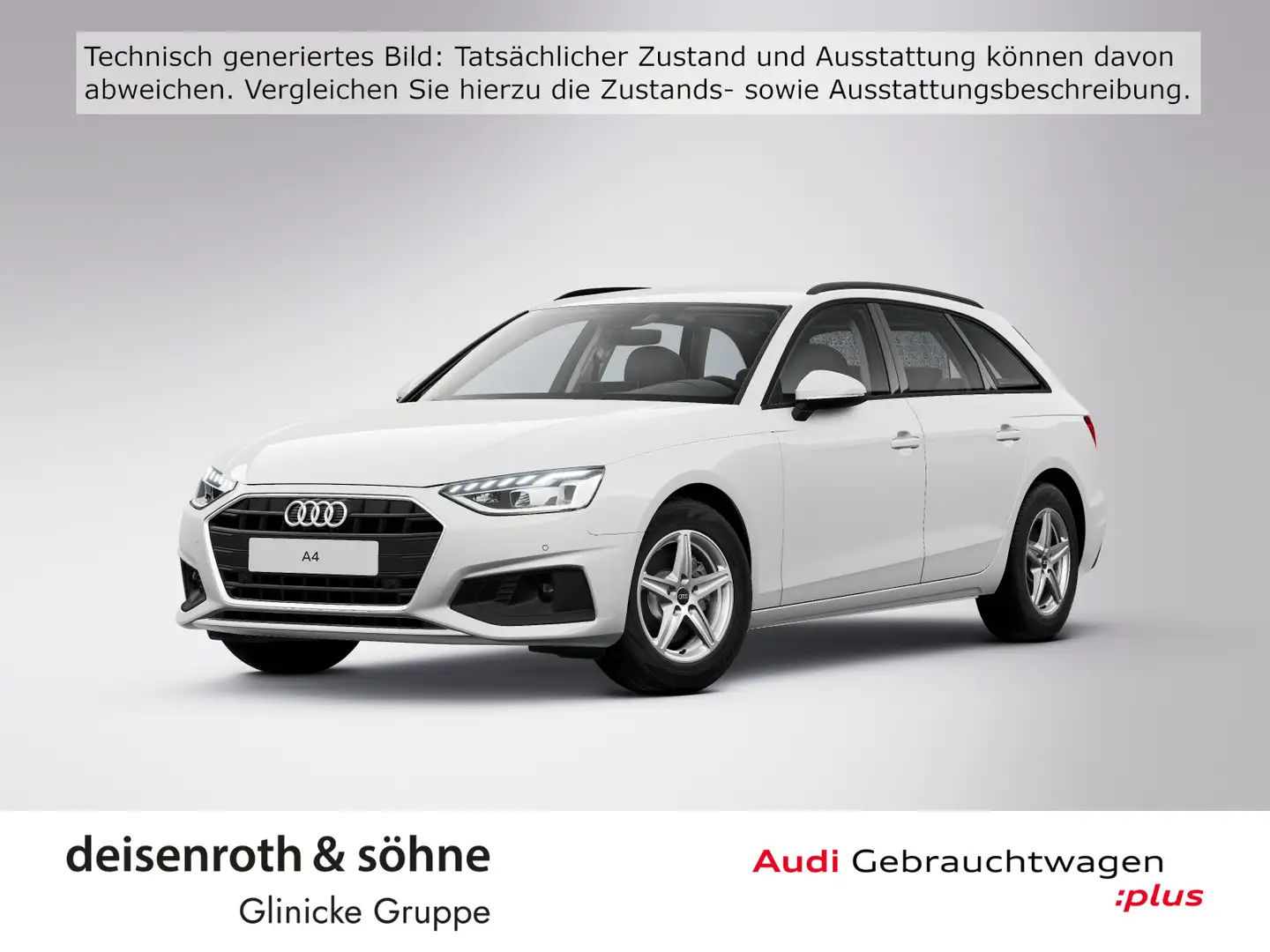 Audi A4 35 TDI S tr AHK/LED/Business/Nav/PBox/A Blanc - 1