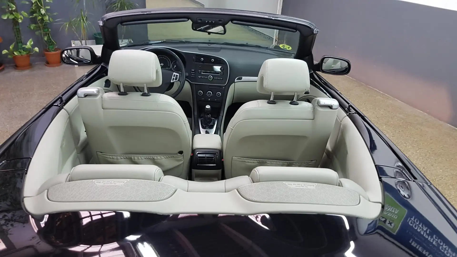 Saab 9-3 9-3 Cabrio 1.9TiD Linear Sport Linear Sport Negro - 1