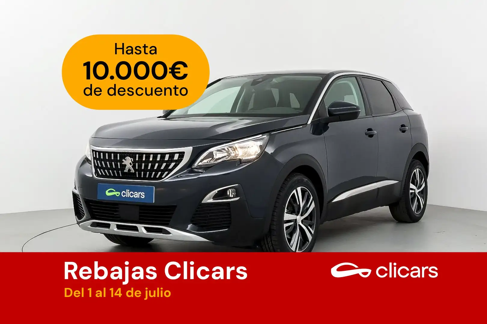 Peugeot 3008 1.2 S&S PureTech Allure 130 Gris - 1