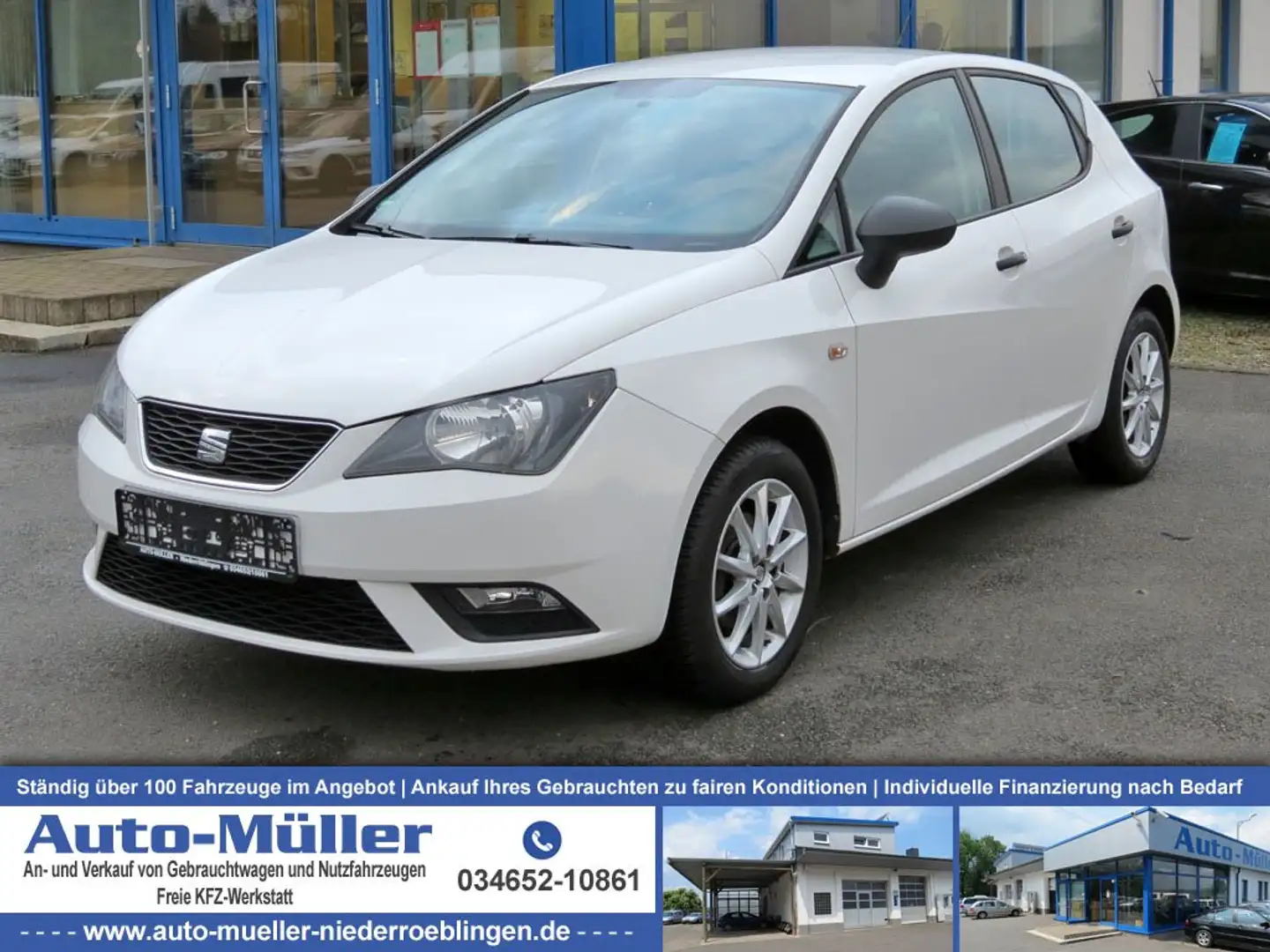 SEAT Ibiza 1.2 TSI Style Klima LMF Weiß - 1