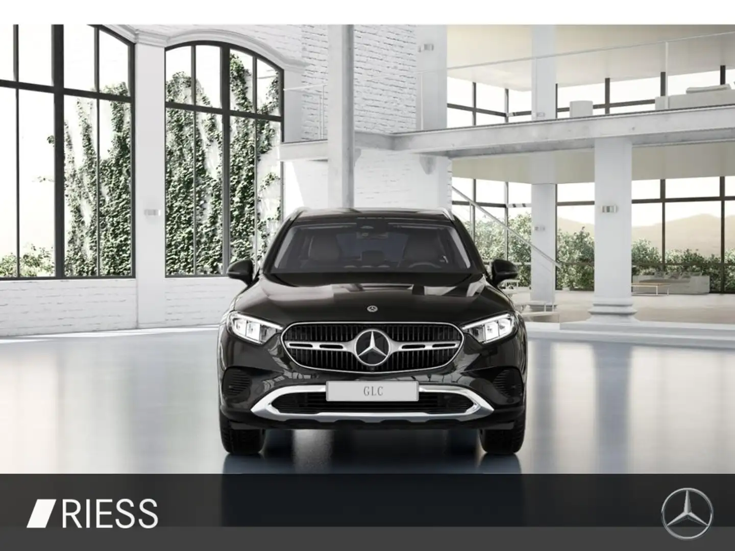 Mercedes-Benz GLC 200 4M AHK AUT Kam. KeyLess KlimaA LED LM Noir - 2