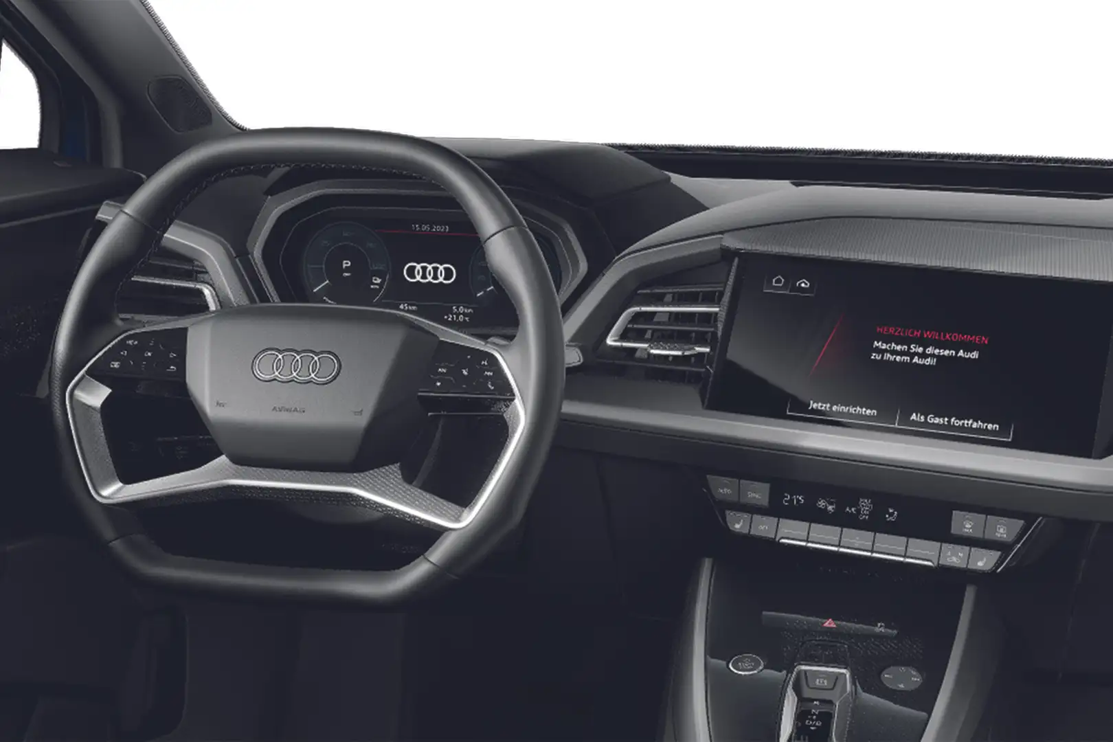 Audi Q4 e-tron 45 quattro Advanced edition 82 kWh Blauw - 2