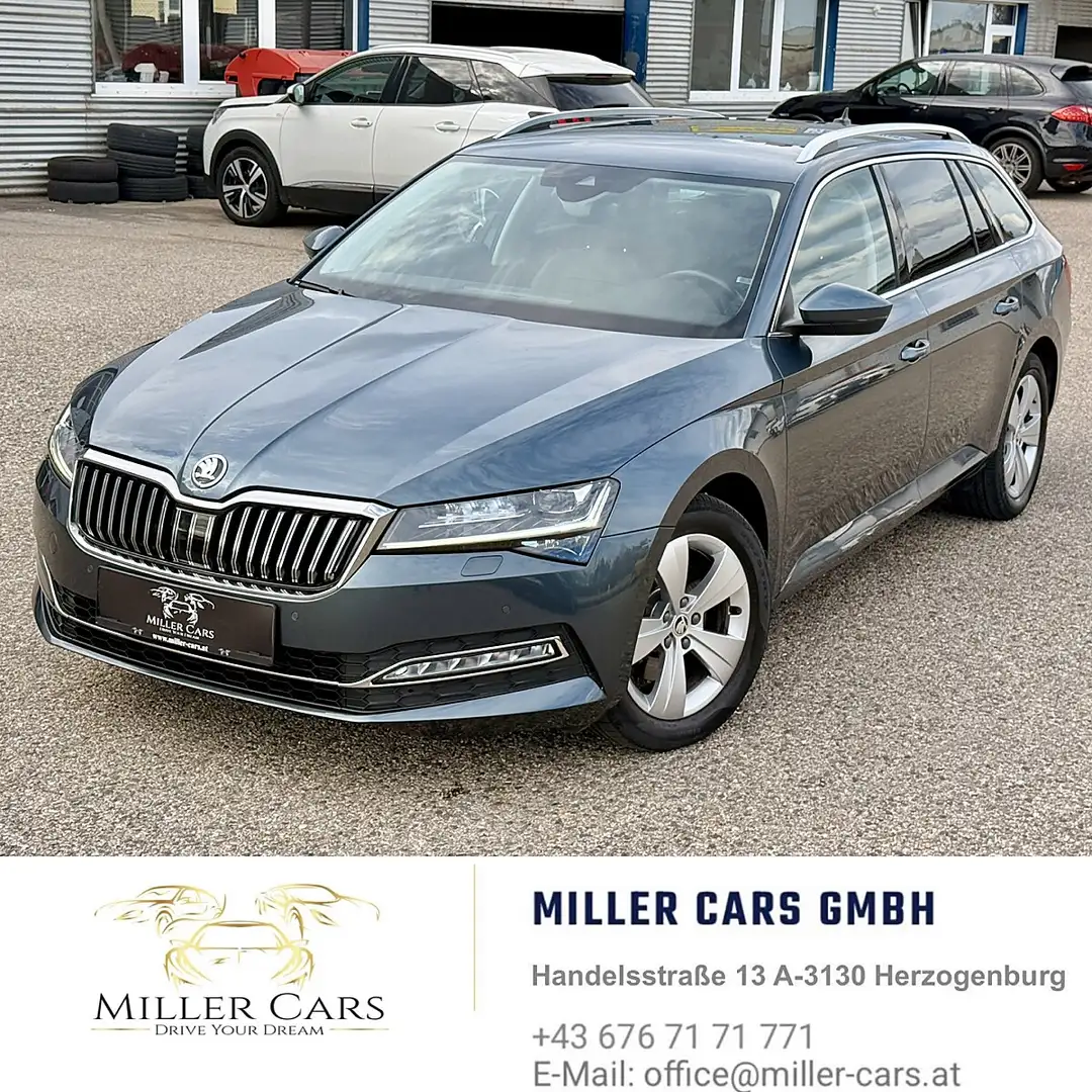 Skoda Superb 2.0 TDI Style 4x4 *Virtual*Leder*Erstbesitz* Grau - 1