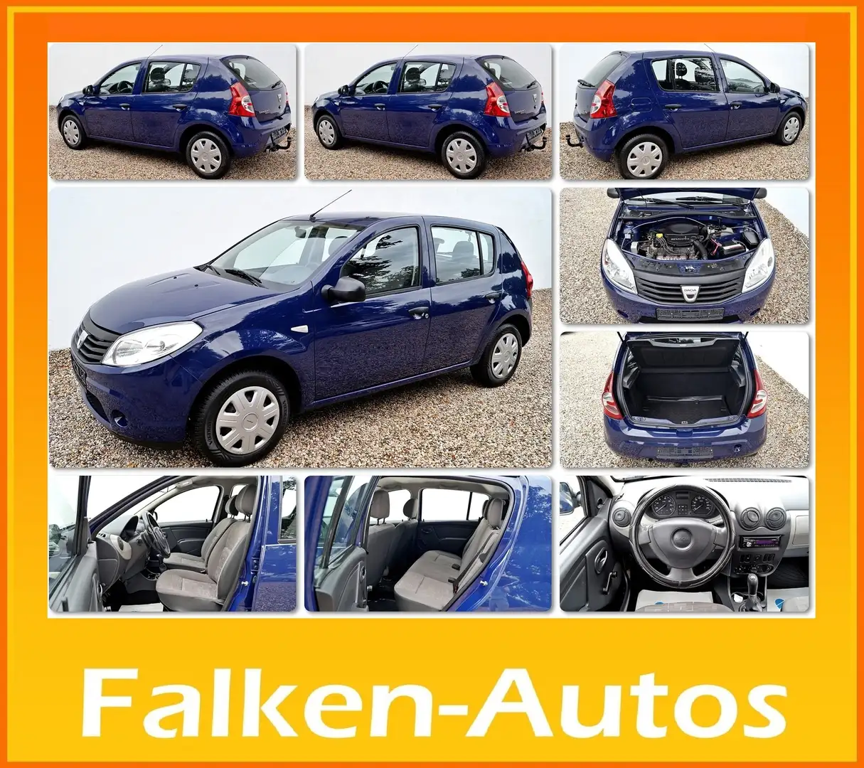 Dacia Sandero 1.4 -GEPFLEGTER ZUSTAND- *SEHR GUT FÜR EXPORT" Blau - 1