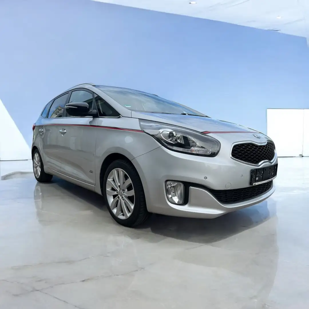 Kia Carens Edition 7 TÜV NEU 7 Sitzer Aus 1. Hand Silber - 1