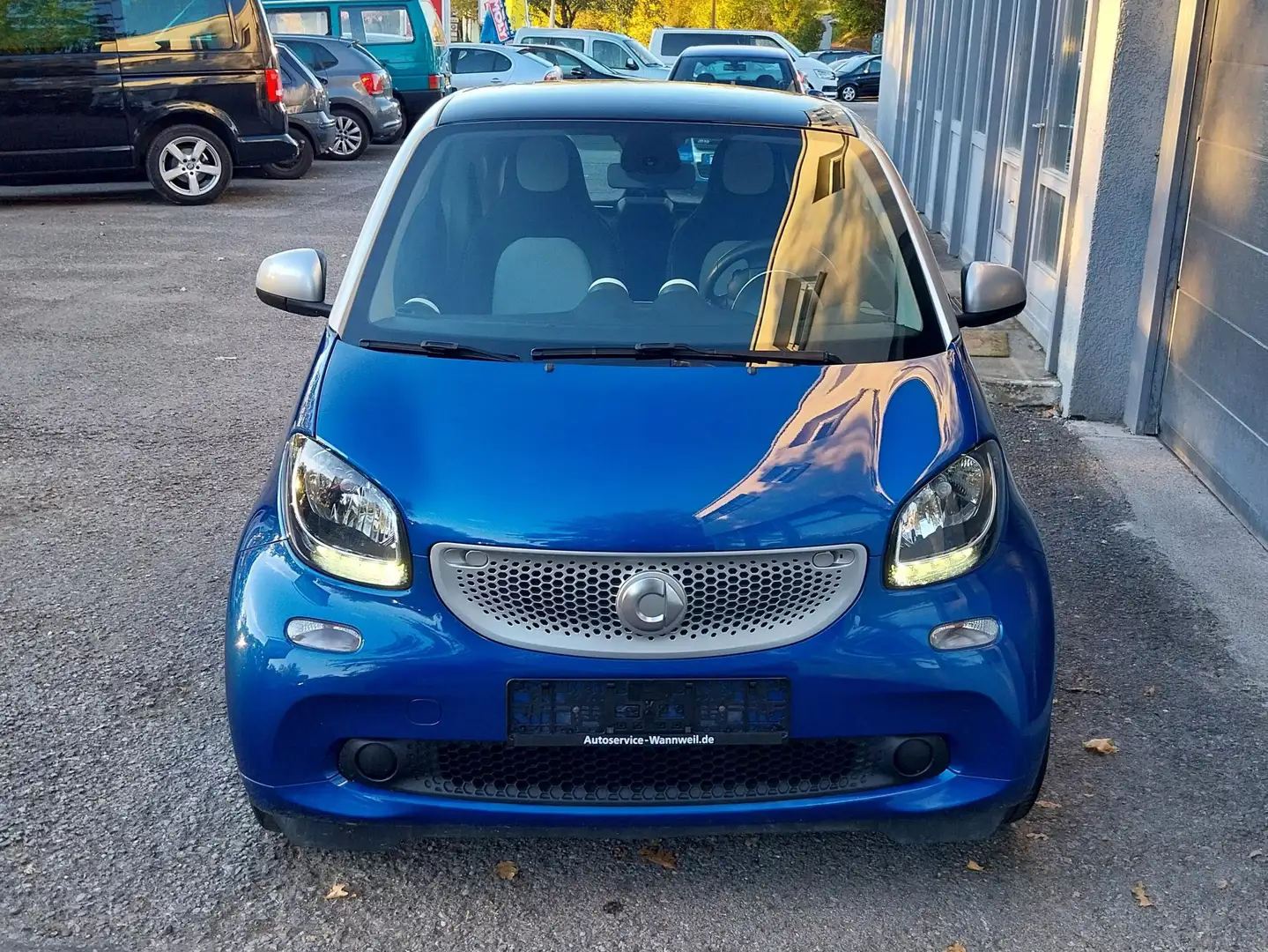 smart forTwo PASSION 90 PS TÜV + SERVICE NEU 8-FACH PANORAMA Bleu - 2