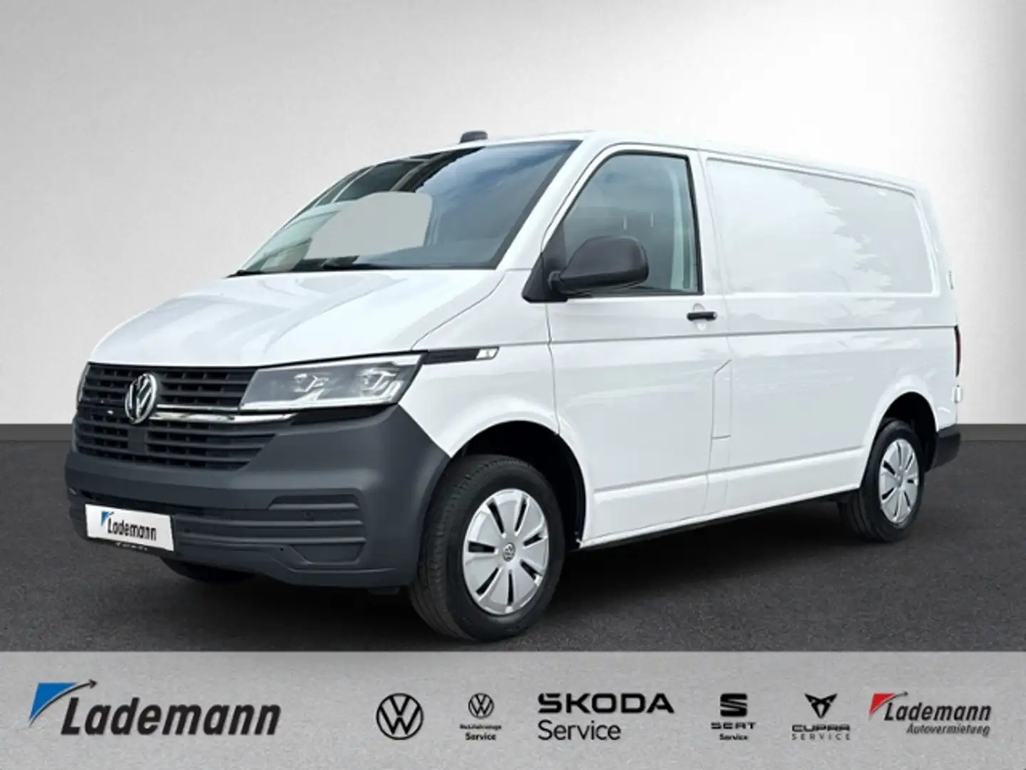 Volkswagen T6.1 Transporter 2.0 TDI DSG Kasten L1H1 LED+NAVI+ACC+PDC+KL Weiß - 1