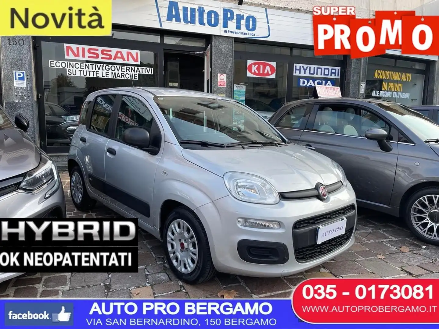 Fiat Panda 1.0 firefly hybrid Arancione - 1