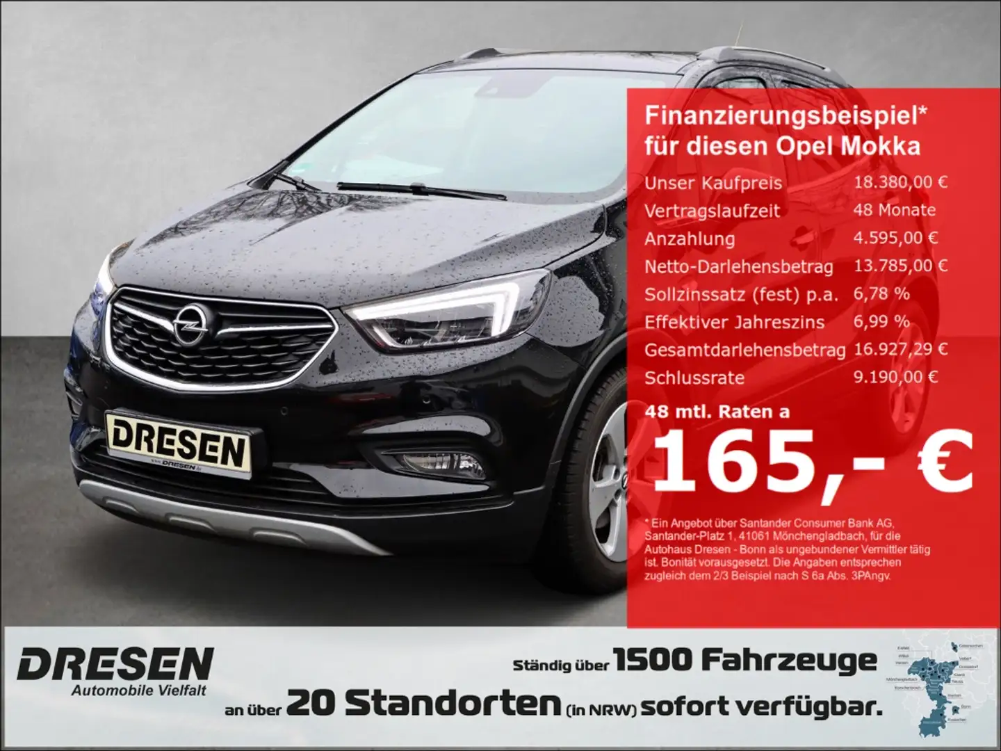 Opel Mokka Innovation NAVI/AGR-SITZE/RÜCKFAHRKAMERA Fekete - 1