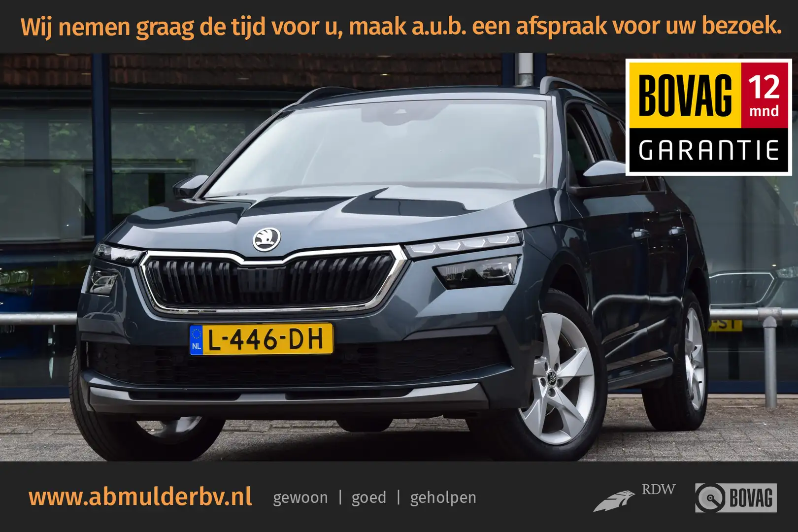 Skoda Kamiq 1.0 TSI 110PK Business Edition | Org. NL | BOVAG G Grijs - 1