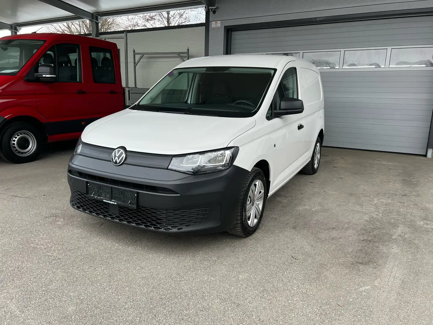 Volkswagen Caddy Cargo Kastenwagen 2,0 TDI KLIMA/TEMPOMAT/PARKTR. Weiß - 2