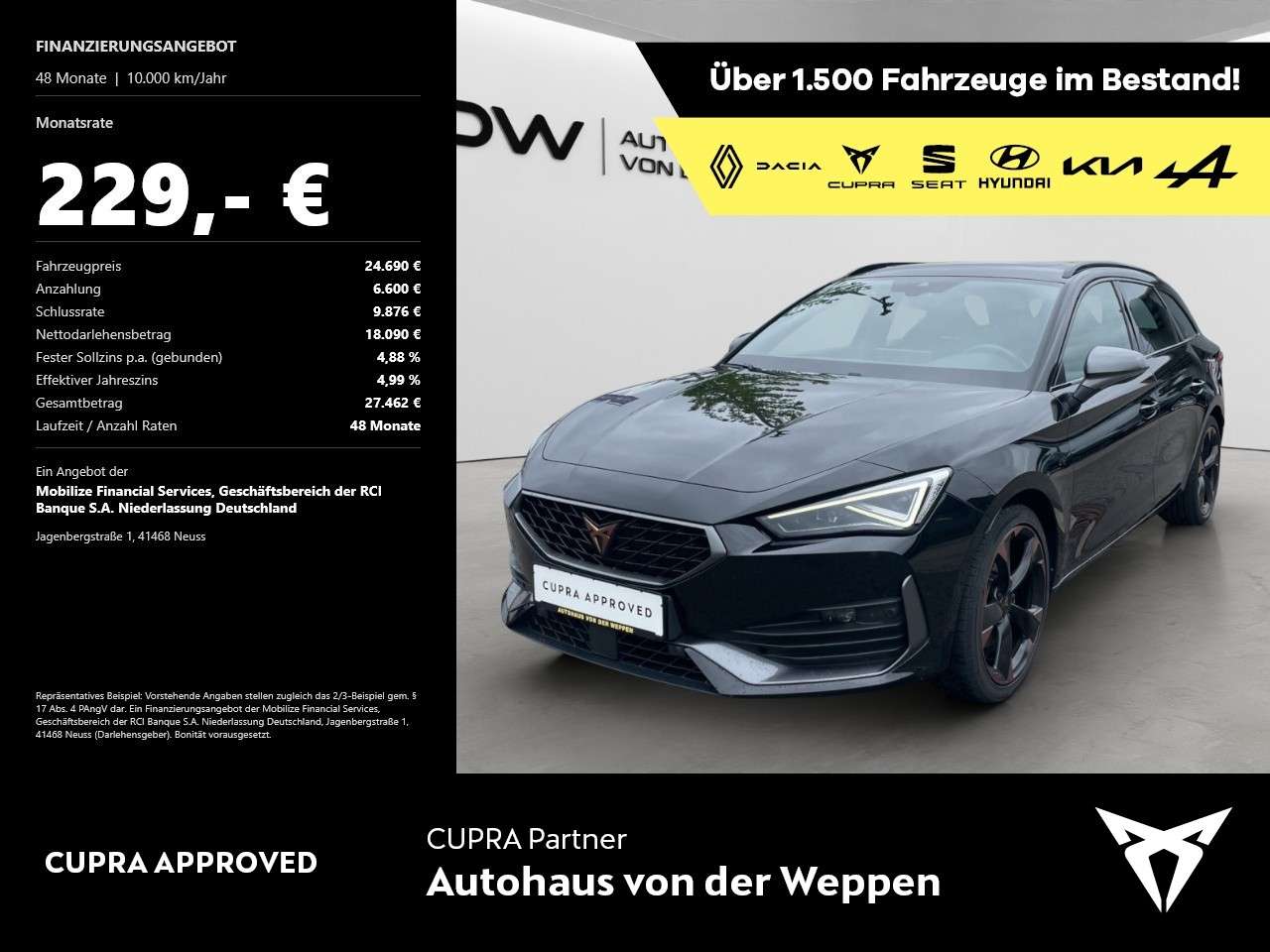Cupra Leon 2023 — ST eTSI DSG Pano Beats Matrix Kamera ACC