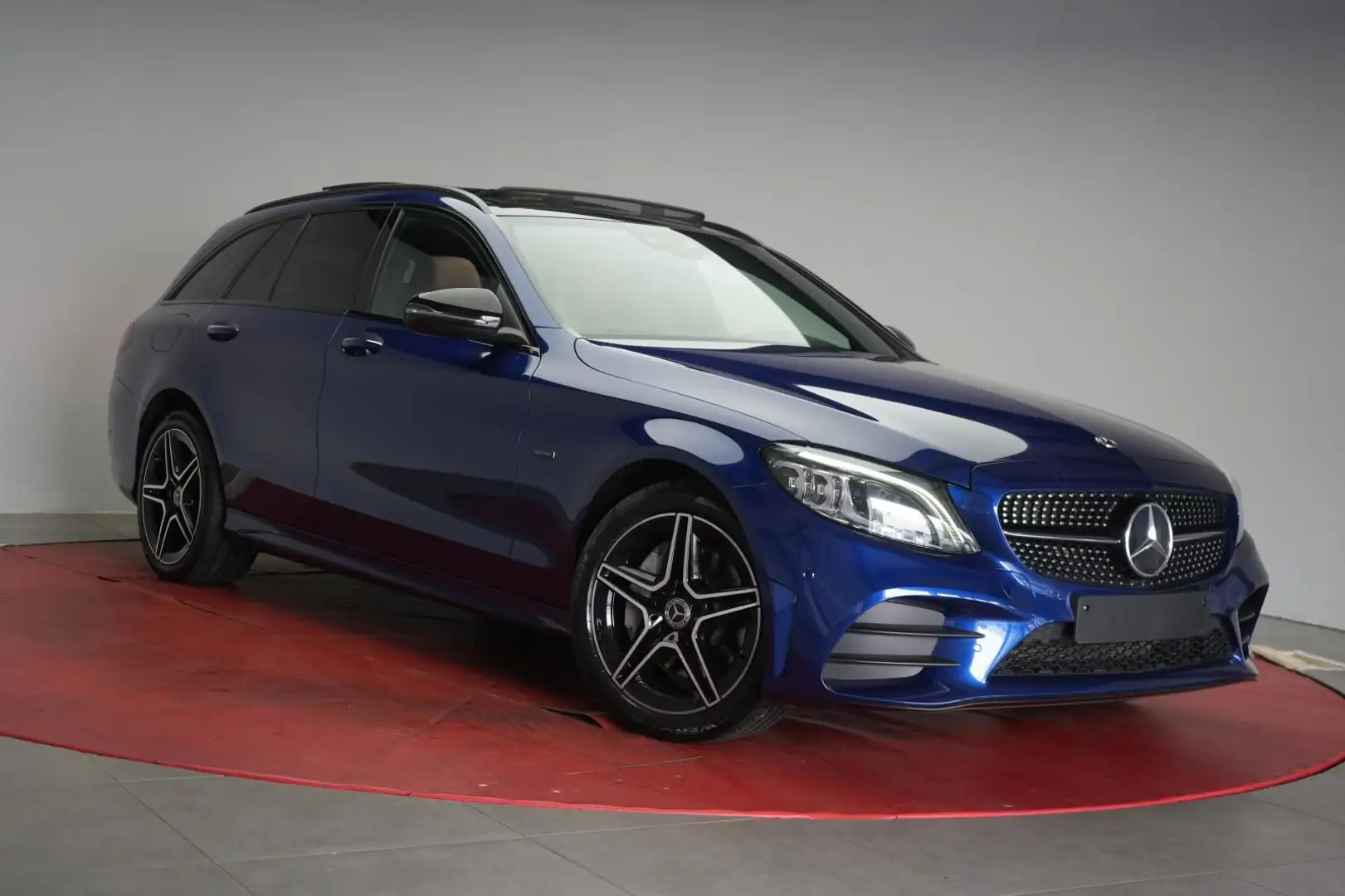 Mercedes-Benz C 300 de T 9G-Tronic AMG Leder/Distronic/HUD/Pan Blau - 1