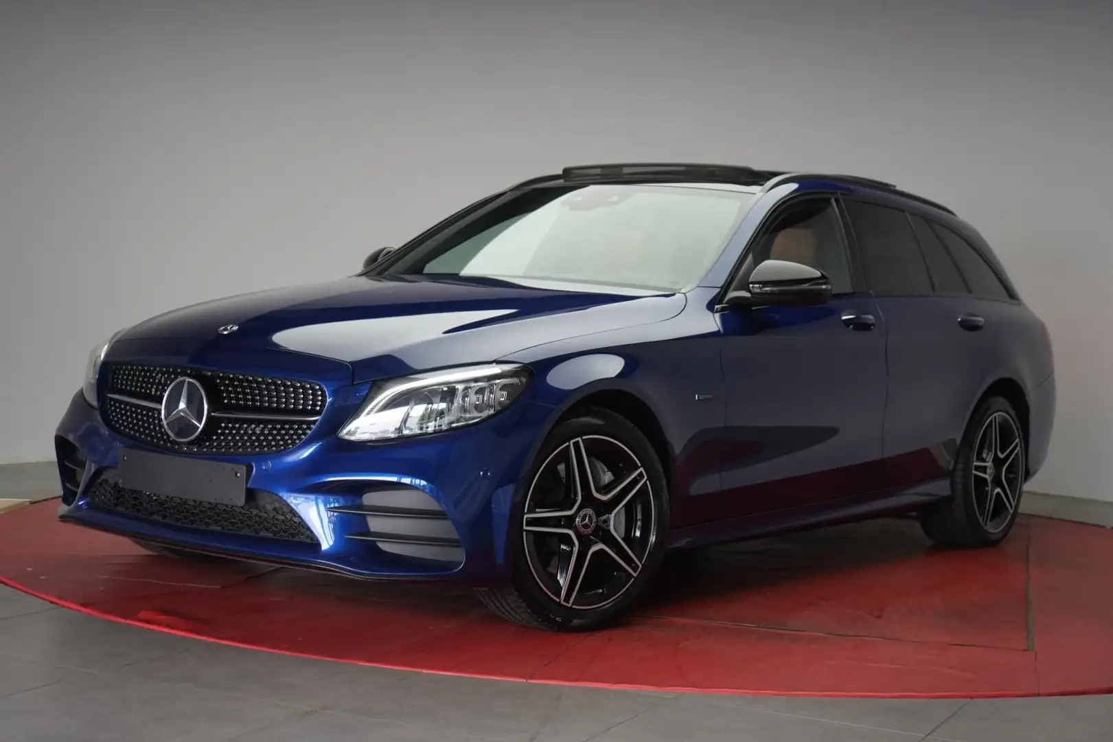 Mercedes-Benz C 300 de T 9G-Tronic AMG Leder/Distronic/HUD/Pan Blau - 2