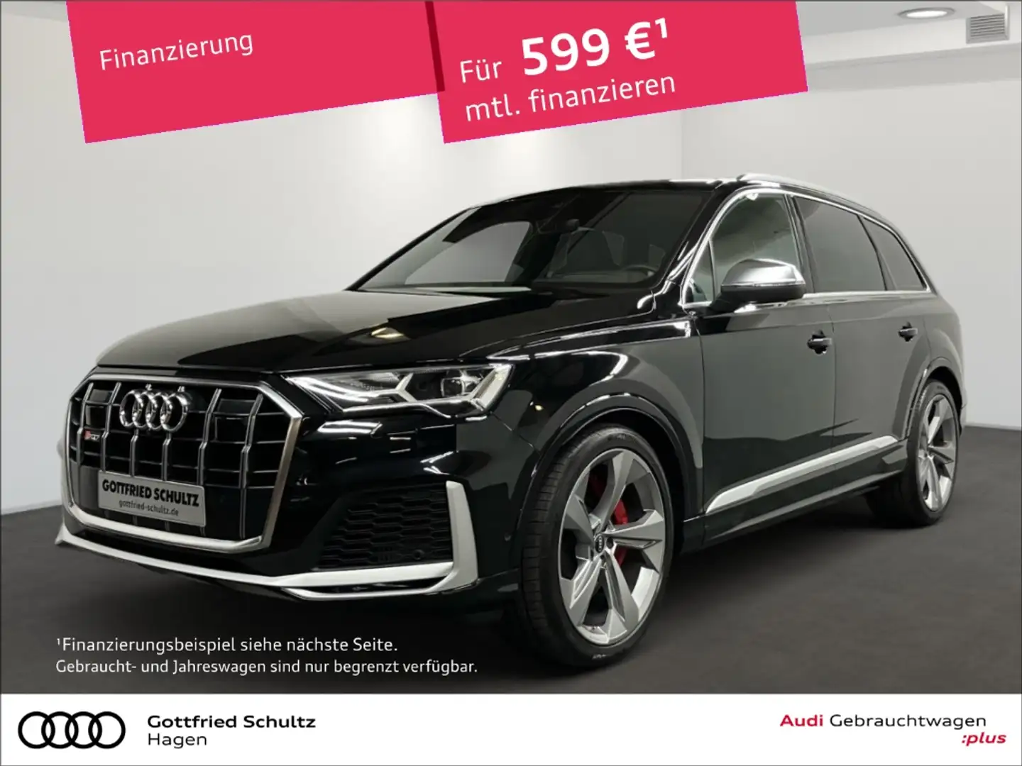 Audi SQ7 TFSI qu. tiptr. LED NAV AHK PAN STANDHZ HUD Negru - 1