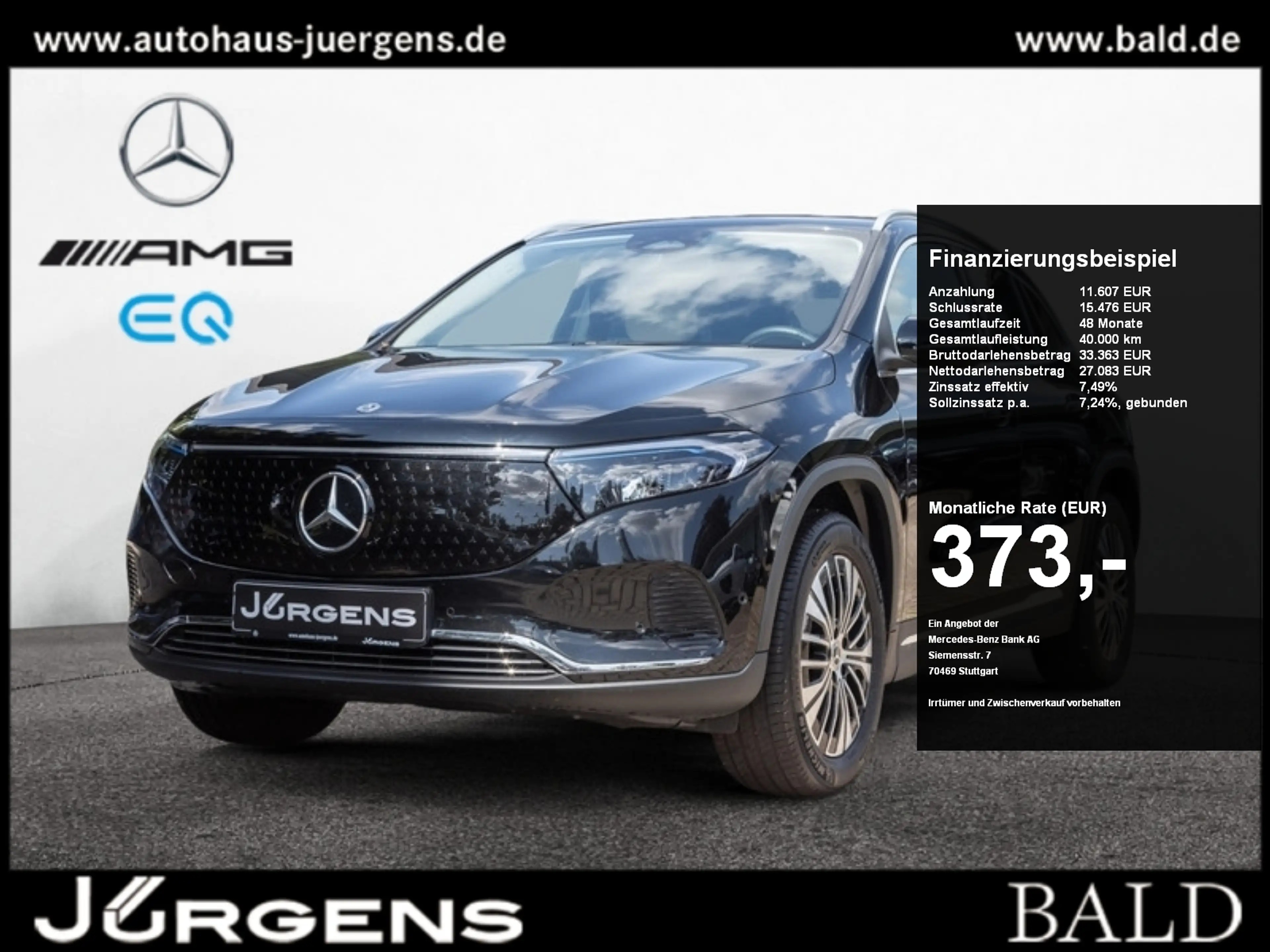 Mercedes-Benz EQA 300 4MATIC Progressive+Distr+Ambiente+ILS
