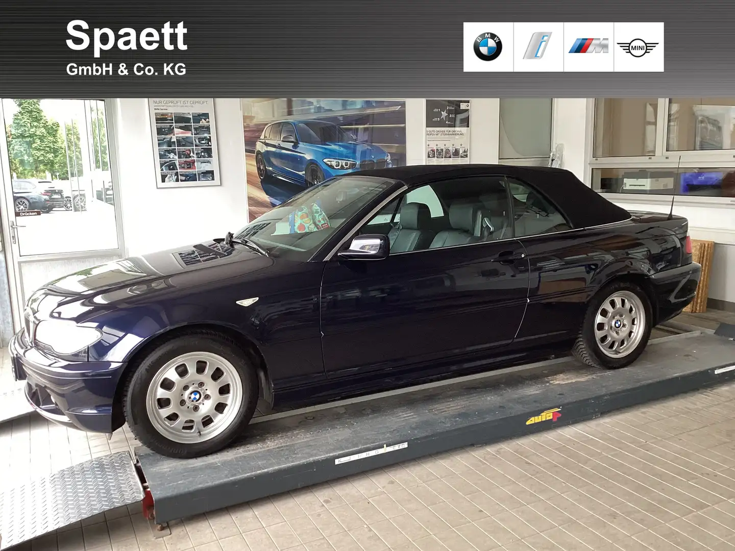 BMW 320 Cd Cabrio Ed. Exclusive Xenon BT Klimaaut. Bleu - 1