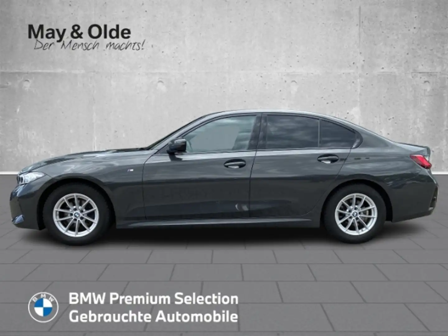 BMW 320 i M Sport Navi Sitze LED ACC HiFi Schiebedach Grijs - 2