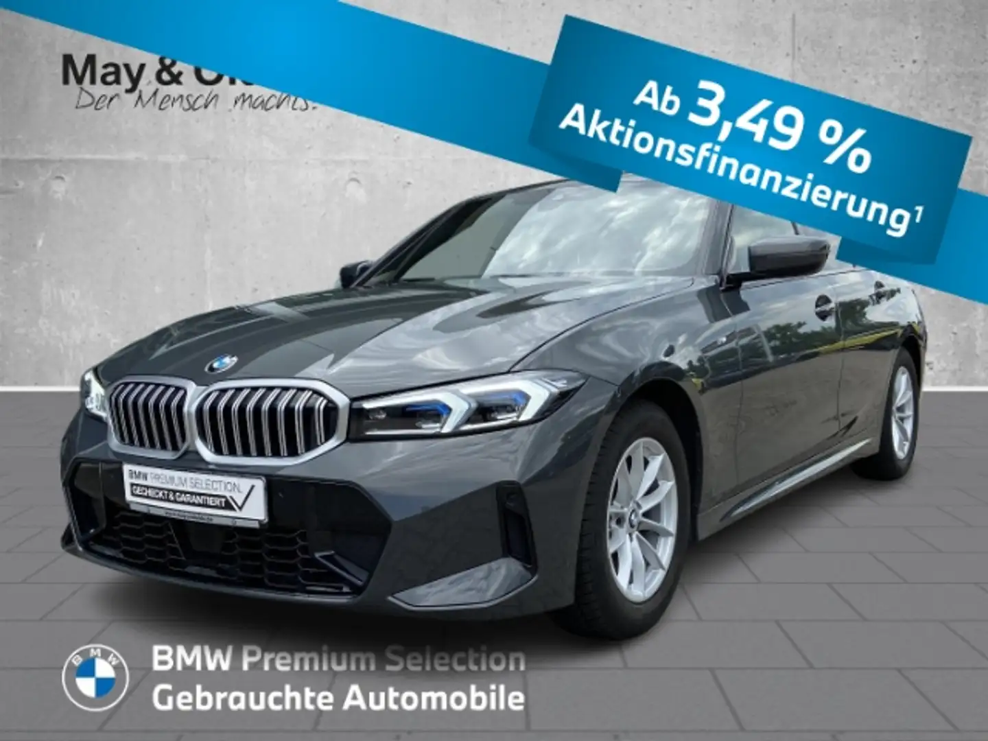 BMW 320 i M Sport Navi Sitze LED ACC HiFi Schiebedach Grijs - 1