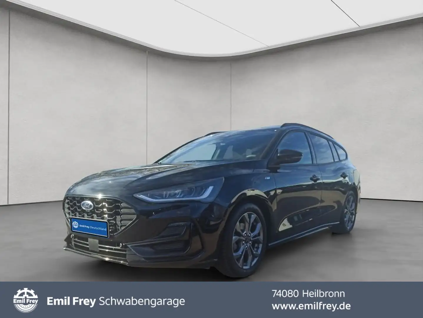 Ford Focus Turnier 1.0 EcoBoost Hybrid ST-LINE Zwart - 1