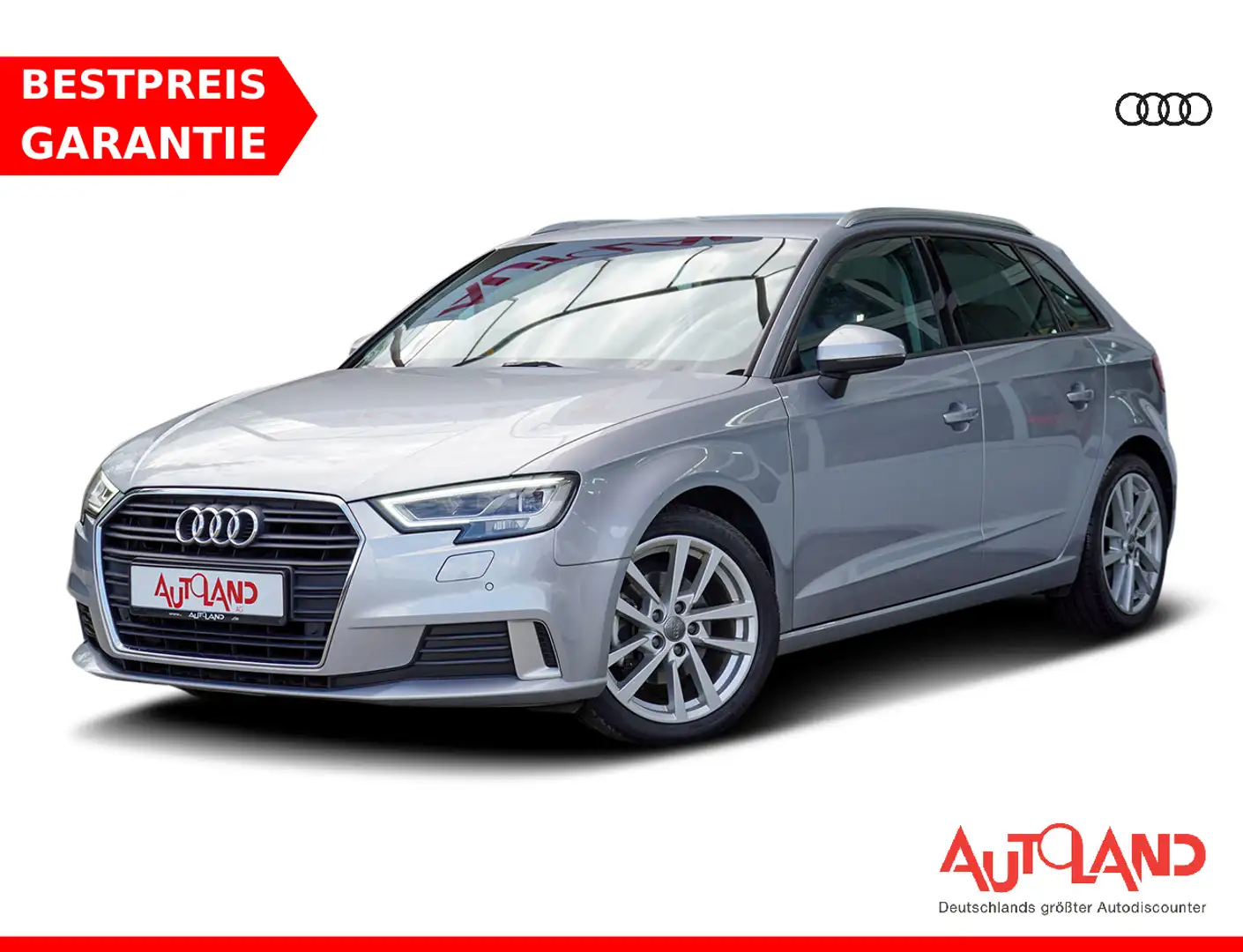 Audi A3 Sportback 35 TFSI sport S-Tronic LED Navi AHK Silber - 1