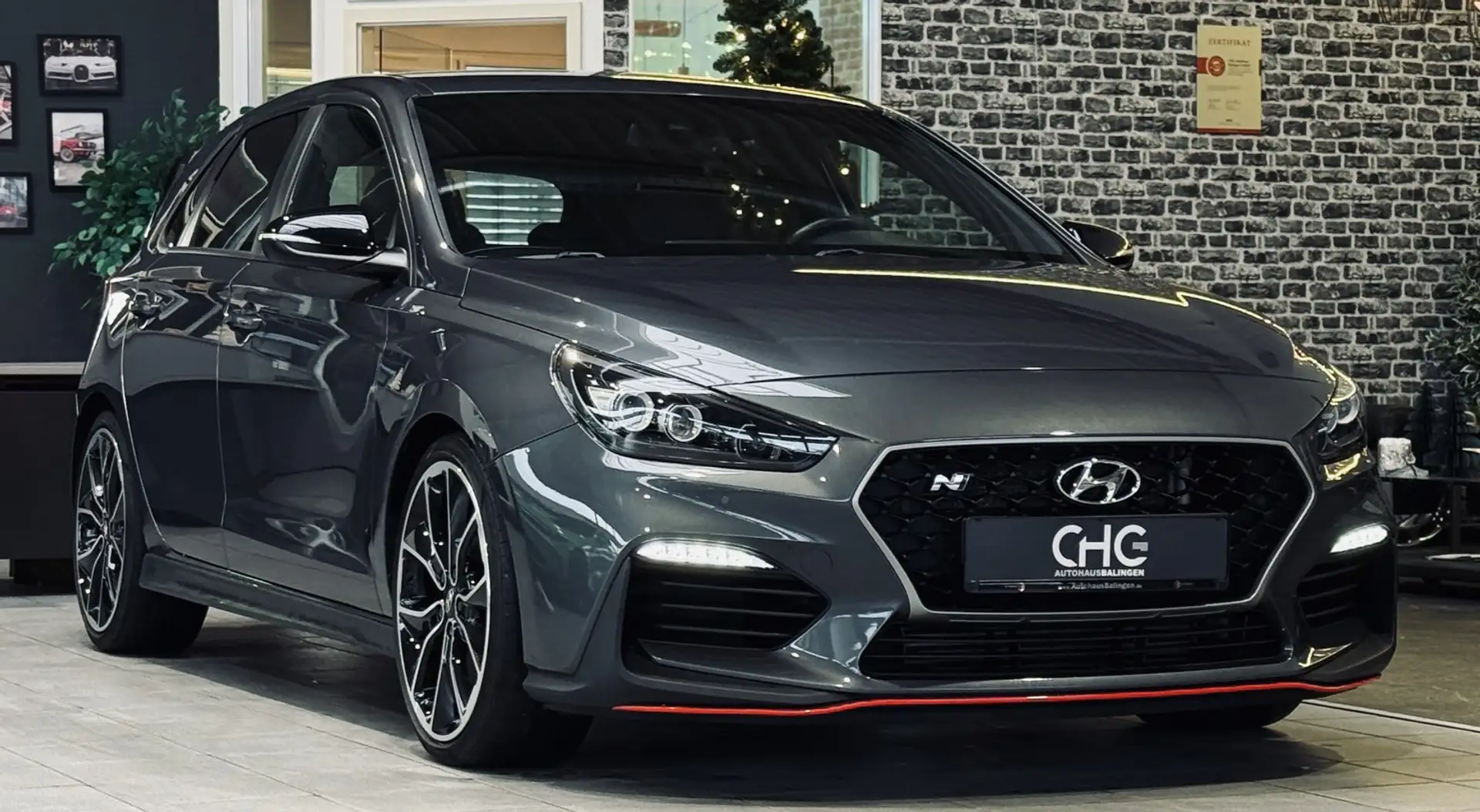 Hyundai i30 N Performance KAMERA|NAVI|SHZ|TEMP.|CARPLAY|MFL Grijs - 1