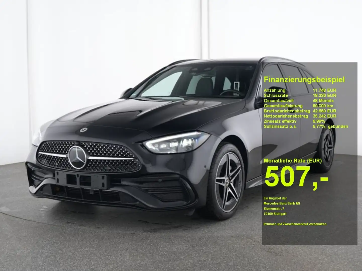 Mercedes-Benz C 300 e T AMG,Night,DiG.L,MEM,BURM,DISTR,AHK Schwarz - 1