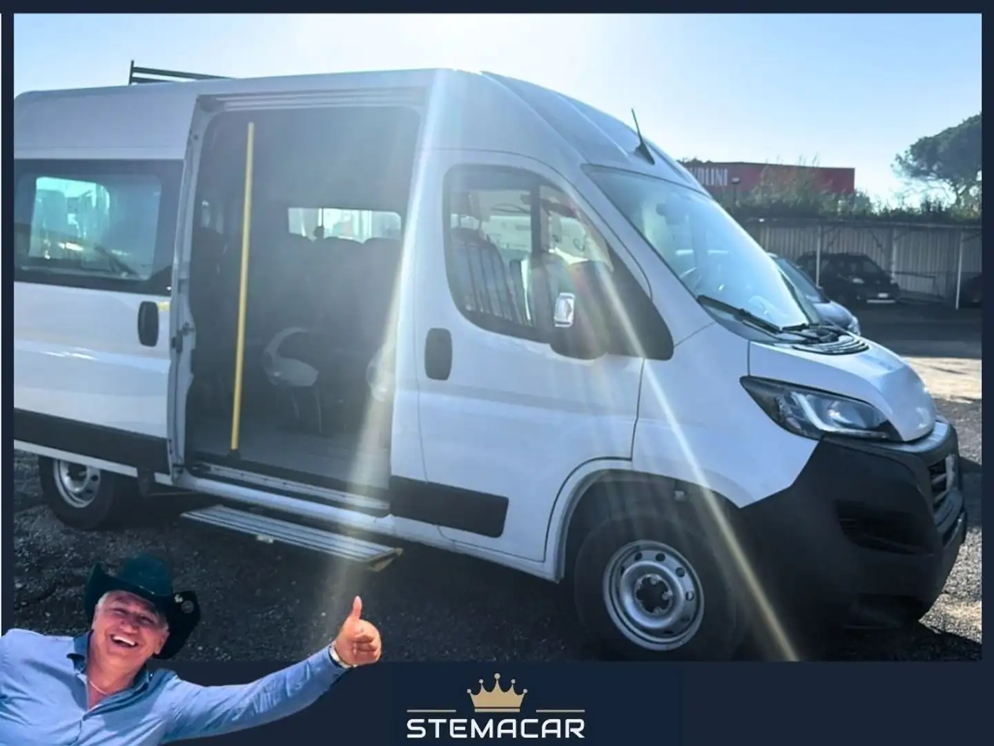 Fiat Ducato 9 posti per il trasporto persone con disabilità Bianco - 1