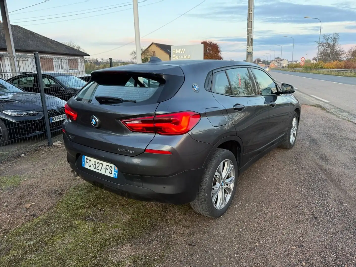 BMW X2 X2 sDrive18iA 140ch Lounge Plus DKG7 Euro6d-T Gris - 2