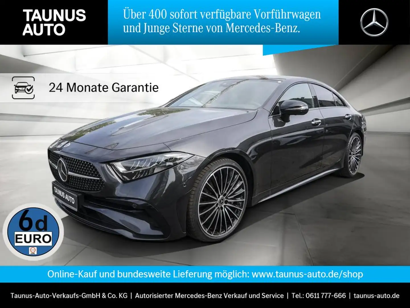 Mercedes-Benz CLS 400 d 4M AMG-LINE SHD MASSAGE BURMESTER NIGHT Grau - 1