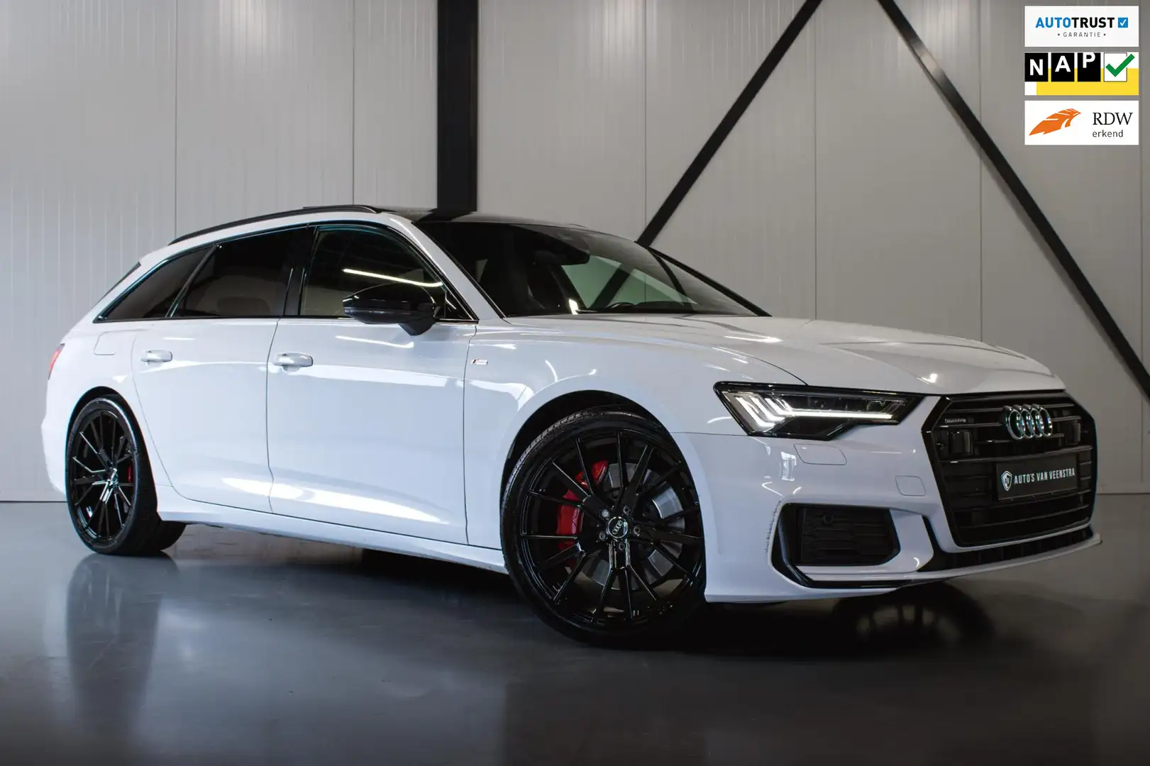 Audi A6 Avant 55 TFSI-e Quattro Comp. | 21" | PANO | Ambia Wit - 1