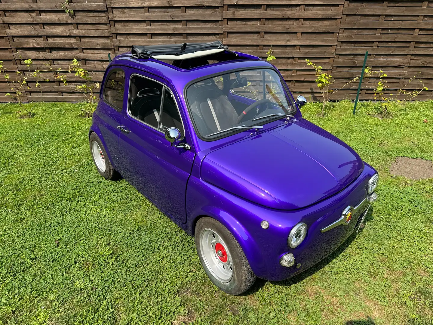 Fiat 500 Abarth 500 OTTO BULLONI Style ABARTH Mauve - 2