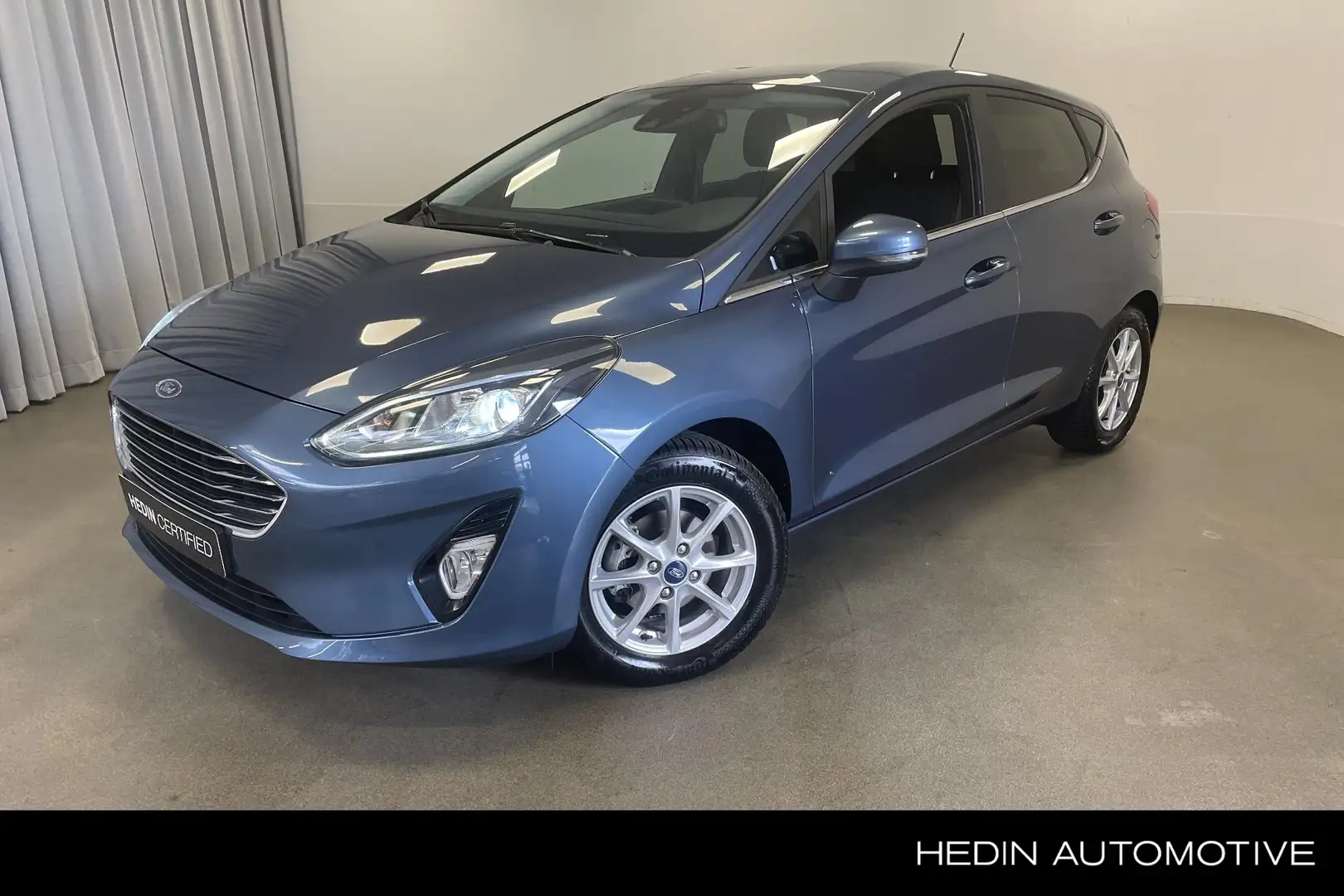 Ford Fiesta 1.0 EcoBoost Titanium Winter Pack | Carplay | Park Blauw - 1