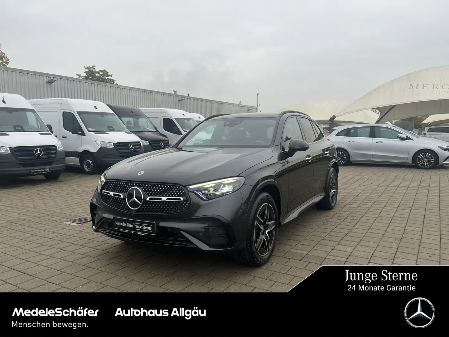 Mercedes-Benz GLC 300 GLC 300 de 4M AMG Airmatic HA-Lenkung 360° NP100 Gris - 1